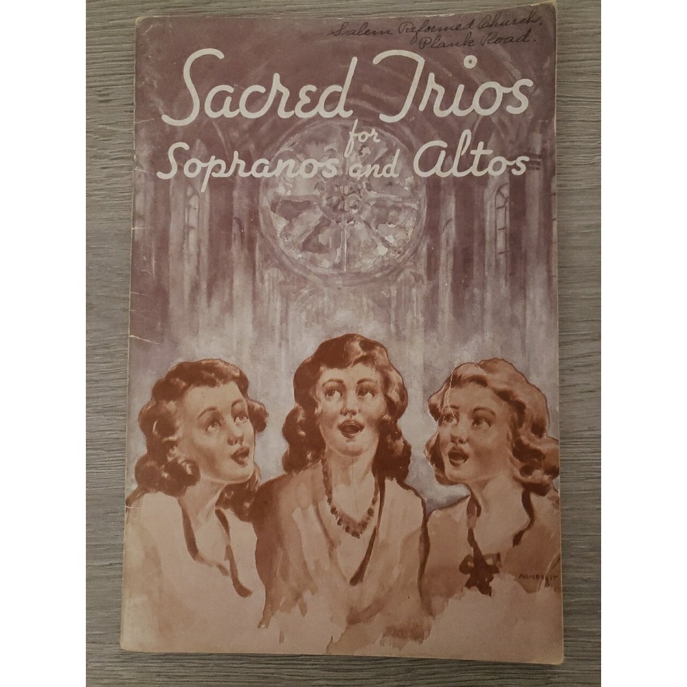 Sacred Trios for Sopranos and Altos‎ Vintage 1945 Songbook